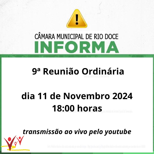 9ª Reunião Ordinária - 11 Novembro 2024